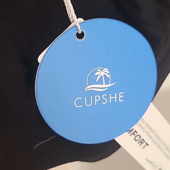 Cupshe One-piece Bathing Suit, Black, Size Medium, NWOT - Picture 8 of 10